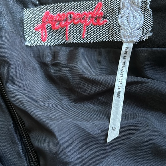 Natalie one shoulder leather dress - Picture 3 of 4